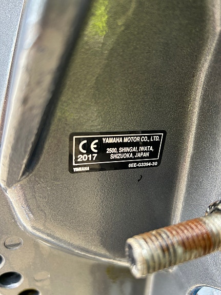2017 Yamaha 70 Hk Komplett Motor-214 timer 4 of 12