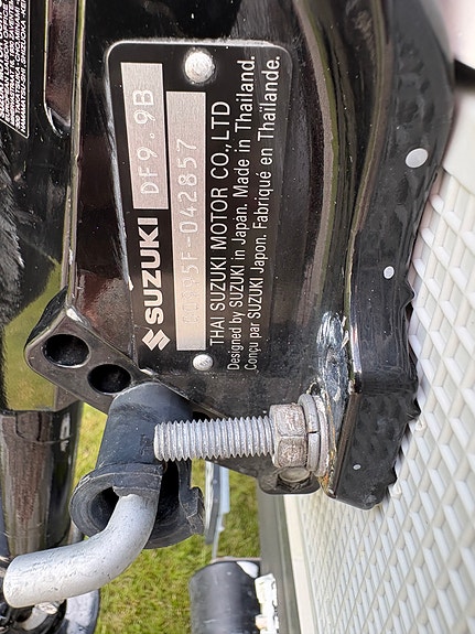 Ny pris, Suzumar MX 360 Lux  m/ Suzuki 9,9 (15hk) og Brenderup henger. 5 of 9