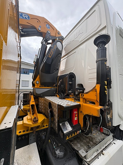 Scania G370. Highline. MCE påbygg. Effer 215 kran 6 Hyd. +1 man. arm til 19,22m. Rundt gående sving! 21 of 30