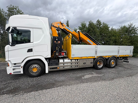 Scania G370. Highline. MCE påbygg. Effer 215 kran 6 Hyd. +1 man. arm til 19,22m. Rundt gående sving! 6 of 30