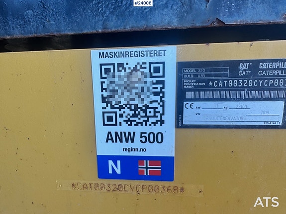 320 Gravemaskin m/Rototilt og 2 skuffer – 3 100 timer! SE VIDEO 320 20 of 30