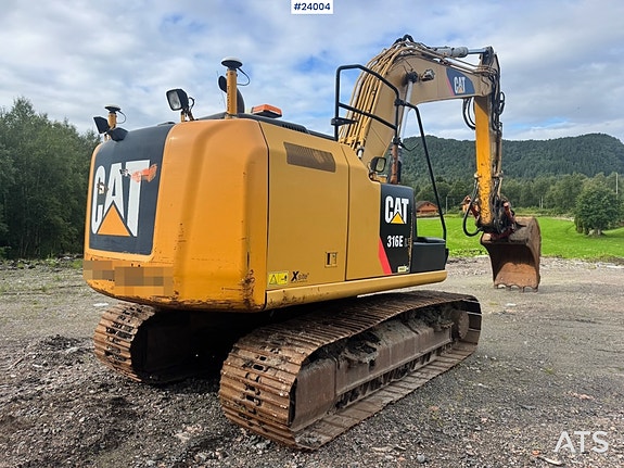 Caterpillar 316E Gravemaskin m/ Rototilt, 2 skuffer og GPS fra 2019. 7 of 30
