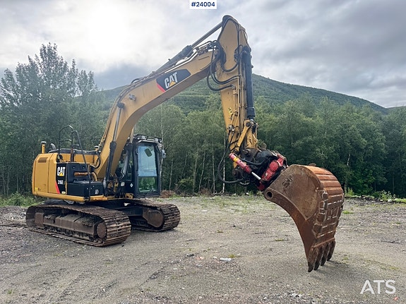 Caterpillar 316E Gravemaskin m/ Rototilt, 2 skuffer og GPS fra 2019. 10 of 30