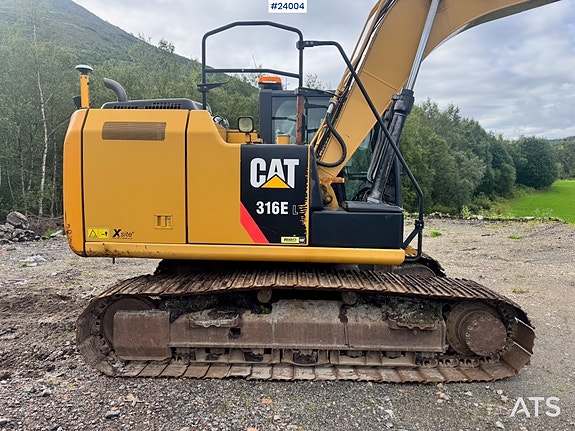 Caterpillar 316E Gravemaskin m/ Rototilt, 2 skuffer og GPS fra 2019. 15 of 30