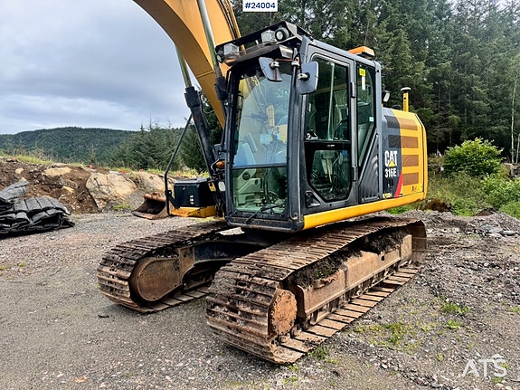 Caterpillar 316E Gravemaskin m/ Rototilt, 2 skuffer og GPS fra 2019. 12 of 30