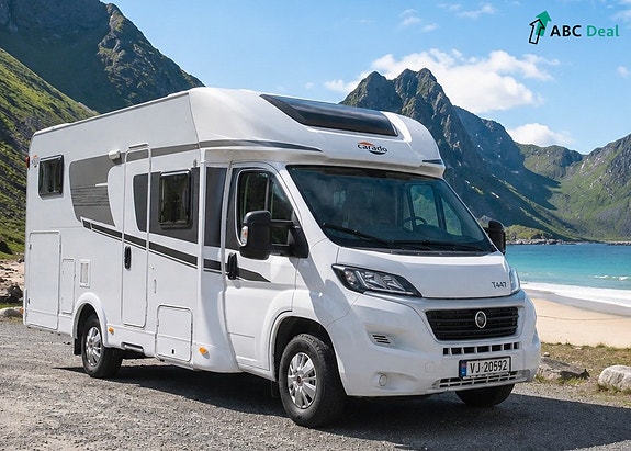 Carado T447 // 9-tr aut 140 hk // Enk.senger+senkes. // S.stativ // Dometic Rally Air Pro 330 lufttelt // Vinterlagret inne // 2 of 16