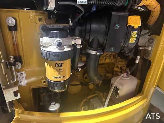 Cat 302CR minigraver m/ 3 skuffer og 2021 Brian James henger 12 of 30