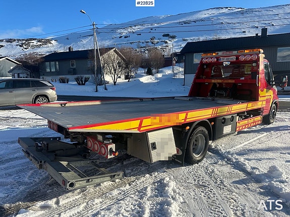 Iveco 70-170 bergingsbil m/ 2 sett dekk, Bro Vrekker alu påbygg og brille. EU-godkjent til neste år! SE VIDEO 18 of 30