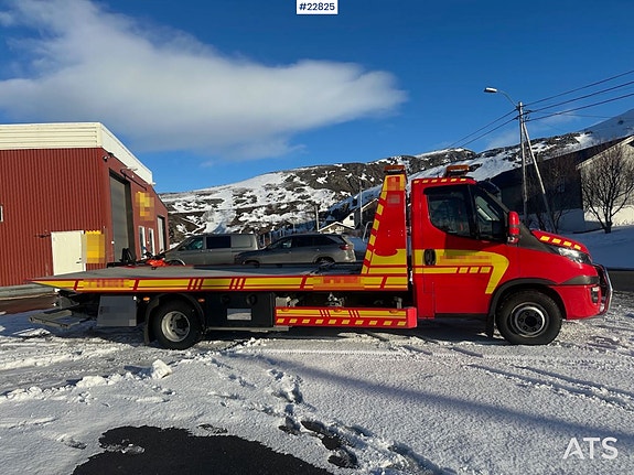 Iveco 70-170 bergingsbil m/ 2 sett dekk, Bro Vrekker alu påbygg og brille. EU-godkjent til neste år! SE VIDEO 21 of 30