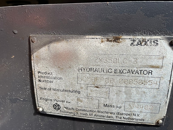 Hitachi ZX350LC-3.  Vi tar innbytte. 14 of 16