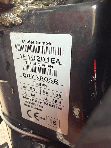 River 290XR - Mercury 9,9HK - 2016, masse nytt! 13 of 15