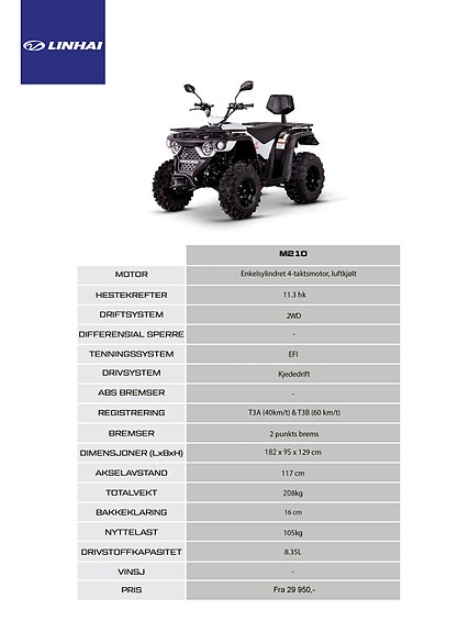 Linhai M210 EFI 2 of 2