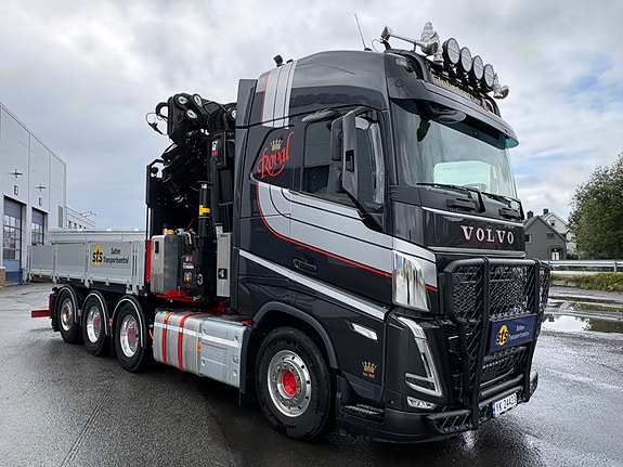 Volvo FH550- Hiab 548E-7/Jib 150-X-6- kombi plan og svingskive 2 of 30