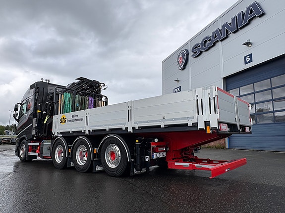 Volvo FH550- Hiab 548E-7/Jib 150-X-6- kombi plan og svingskive 5 of 30