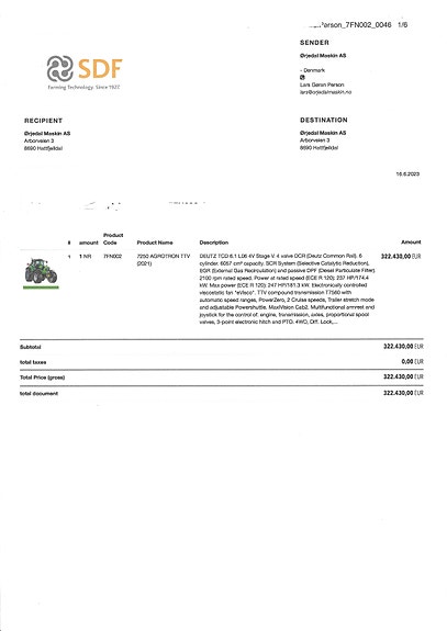 Deutz Fahr Agrotron TTV7250 ny og ubrukt 2 of 22