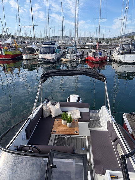Nesten ny Oceanmaster 725CC m/ Honda 250. Kremplass på Kongen Marina 29 of 30