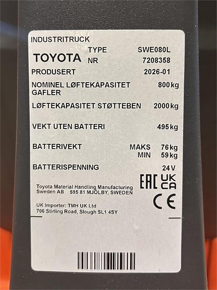 Toyota SWE080L 4 of 4