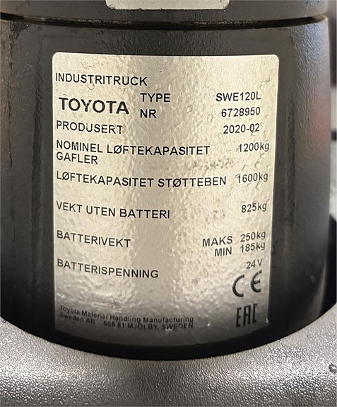 Toyota SWE120L 4 of 4