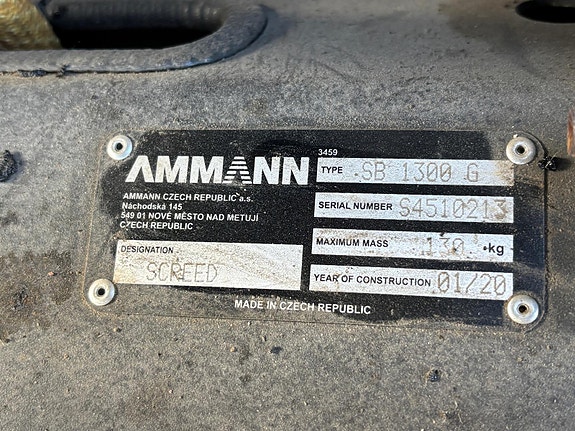AMMANN AFW 150-2 asfaltutlegger - Kun 64 timer  - Leveringsklar 23 of 24