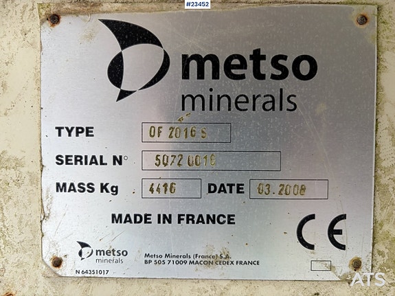 Metso DF 2016 S Vibrasjonssikt 3 dekker 24 of 24