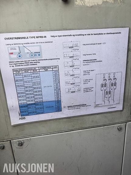 Andre Satema 1250 kVA transformator – 22/11 kV til 1/0,415 kV – ca. 5600 kg 19 of 24