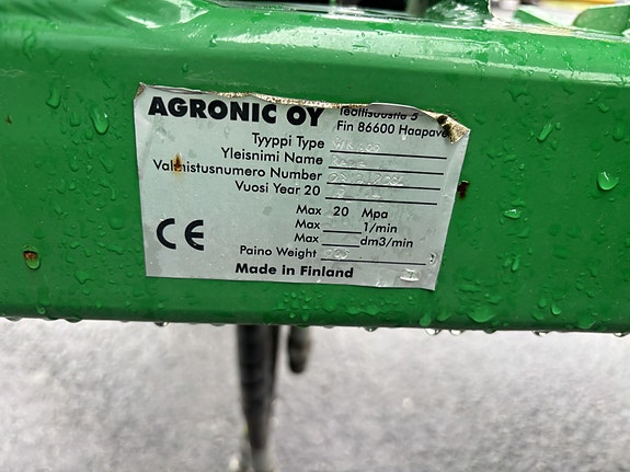 Agronic WR600 2018, kr 119 000,-