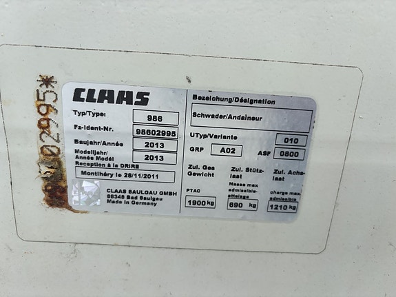 Claas Liner 2700 2013, kr 169 000,-