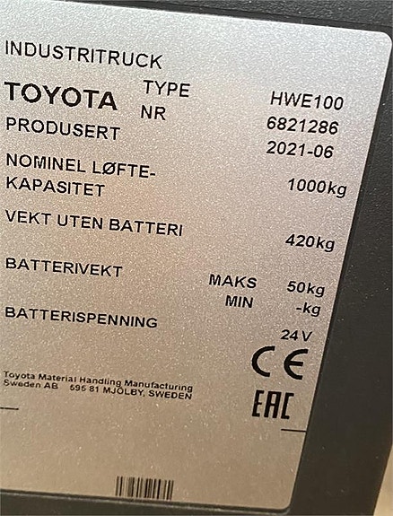 Toyota HWE100 4 of 4