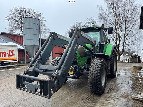 Deutz Fahr 6190 Agrotron m/ Frontlaster, Front PTO og 2 sett dekk. 5 of 30