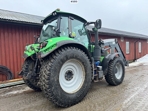Deutz Fahr 6190 Agrotron m/ Frontlaster, Front PTO og 2 sett dekk. 10 of 30