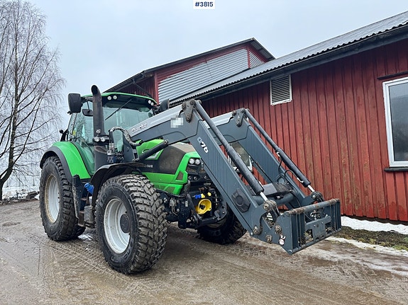 Deutz Fahr 6190 Agrotron m/ Frontlaster, Front PTO og 2 sett dekk. 3 of 30