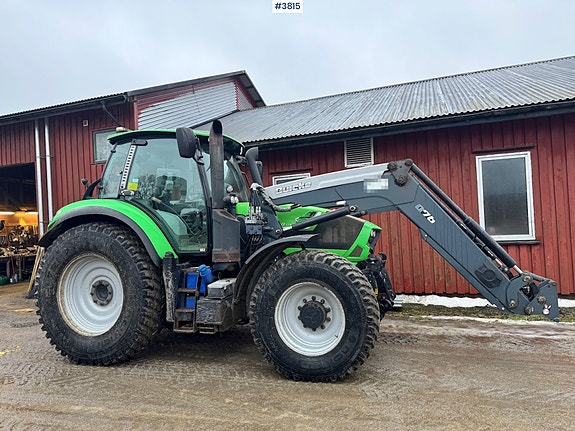 Deutz Fahr 6190 Agrotron m/ Frontlaster, Front PTO og 2 sett dekk. 2 of 30