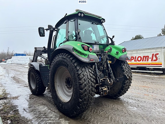 Deutz Fahr 6190 Agrotron m/ Frontlaster, Front PTO og 2 sett dekk. 12 of 30