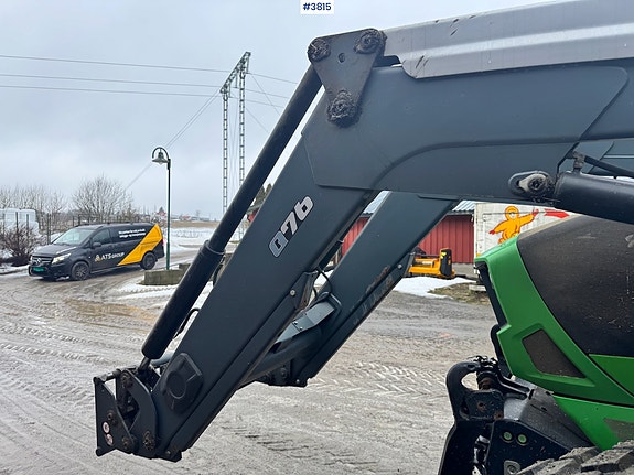 Deutz Fahr 6190 Agrotron m/ Frontlaster, Front PTO og 2 sett dekk. 22 of 30