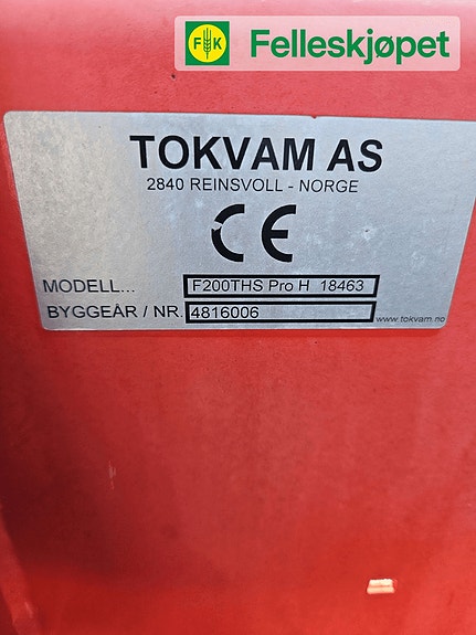 Tokvam F200THSPROH18463 5 of 5