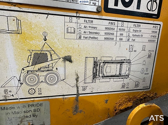 Mustang 220R kompaktlaster m/planeringskuffe og pallegafler 26 of 30