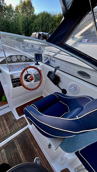 Oceanmaster 620DC i god stand med 140 Suzuki 24 of 30