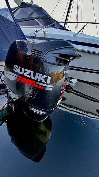 Oceanmaster 620DC i god stand med 140 Suzuki 10 of 30