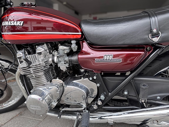 Kawasaki Z900. Strøken sykkel. Nye dekk 2 of 30