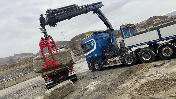 Scania SCANIA R540 M/ PALFINGER 35 T/M KRAN – 3-I-1: SINGELBIL / VOGNTOG / SEMITRAILER 7 of 10