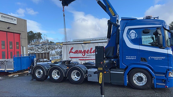 Scania SCANIA R540 M/ PALFINGER 35 T/M KRAN – 3-I-1: SINGELBIL / VOGNTOG / SEMITRAILER 2 of 10