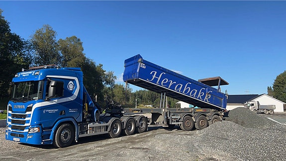 Scania SCANIA R540 M/ PALFINGER 35 T/M KRAN – 3-I-1: SINGELBIL / VOGNTOG / SEMITRAILER 5 of 10