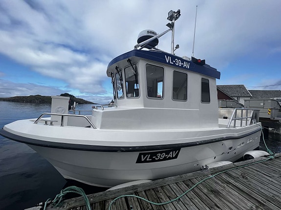 "Østgutt", rigga for garn og teiner. Kun gått 600 timar 11 of 11