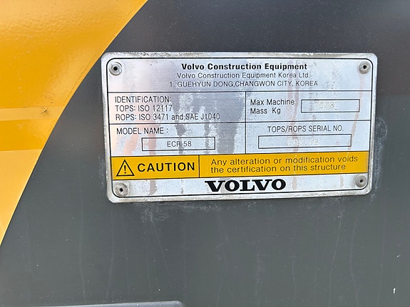 Volvo ECR58 PLUS 11 of 11
