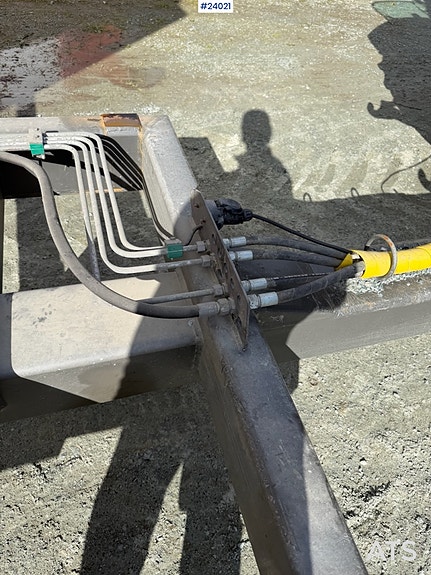 Foss-Eik service henger til graver m/ hydraulisk tipp 11 of 19