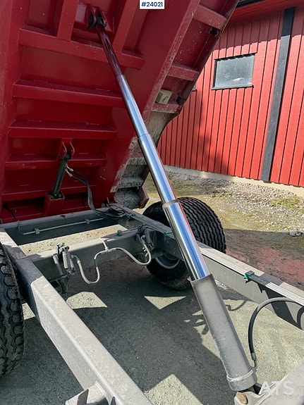 Foss-Eik service henger til graver m/ hydraulisk tipp 7 of 19