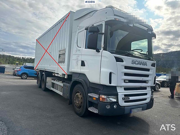 Scania R480 3 akslet conatinerbil m/ lift 4 of 30