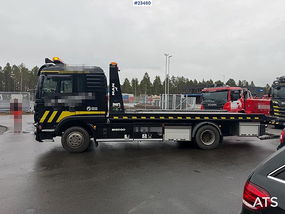 MAN TGM 15.240 4x2 bergingsbil m/ rammevinsj, bergingsbom og mye gjort. SE VIDEO 17 of 30