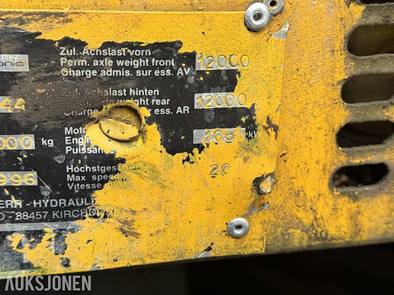 Liebherr A922 Litronic hjulgraver 1996 materialhåndteringsmaskin 11 of 30