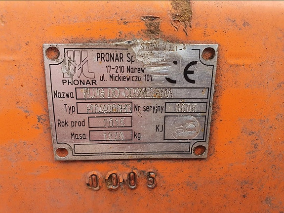Pronar PUV 4000HD vikeplog 3 of 3